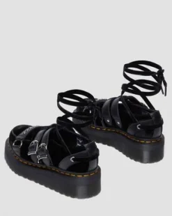 RAMSEY WEDNESDAY PLATFORM CREEPERS in Zwart