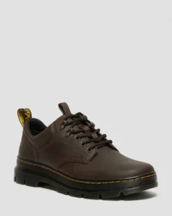 Reeder Crazy Horse Leren Utility Schoenen in Donkerbruin