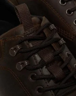 Reeder Crazy Horse Leren Utility Schoenen in Donkerbruin