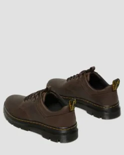 Reeder Crazy Horse Leren Utility Schoenen in Donkerbruin