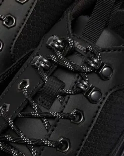 REEDER MK.02 NYLON & SUÈDE UTILITY SCHOENEN in Zwart
