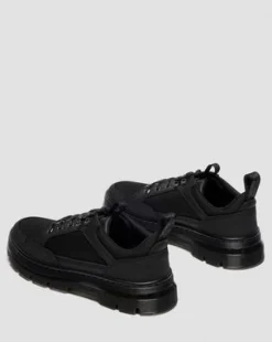 REEDER MK.02 NYLON & SUÈDE UTILITY SCHOENEN in Zwart
