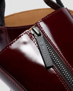 Rejena Lakleren Laarzen in Cherry Red