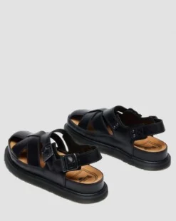 San Leren Fisherman Sandalen in Zwart