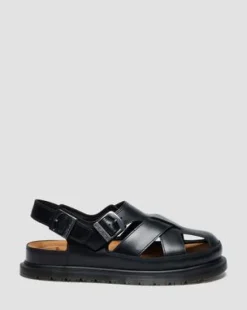 San Leren Fisherman Sandalen in Zwart