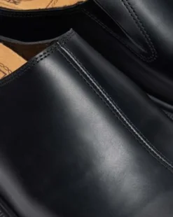 SAN LEREN MULES in Zwart