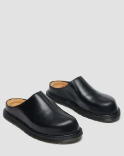 SAN LEREN MULES in Zwart
