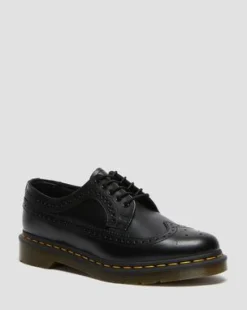 3989 Smooth Leren Brogue Schoenen in Zwart