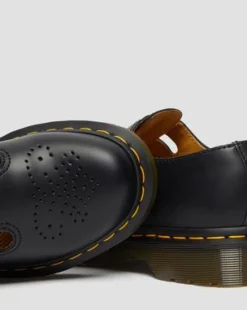 8065 Smooth Leren Mary Jane Schoenen in Zwart