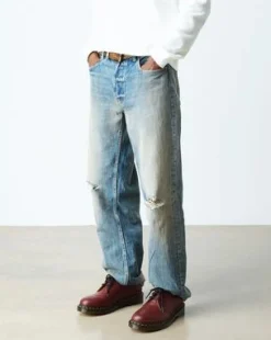 1461 Smooth Leren Oxford Schoenen in Cherry Red