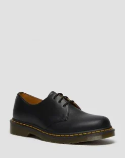1461 Smooth Leren Oxford Schoenen in Zwart