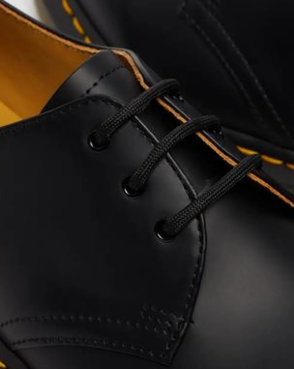 1461 Smooth Leren Oxford Schoenen in Zwart