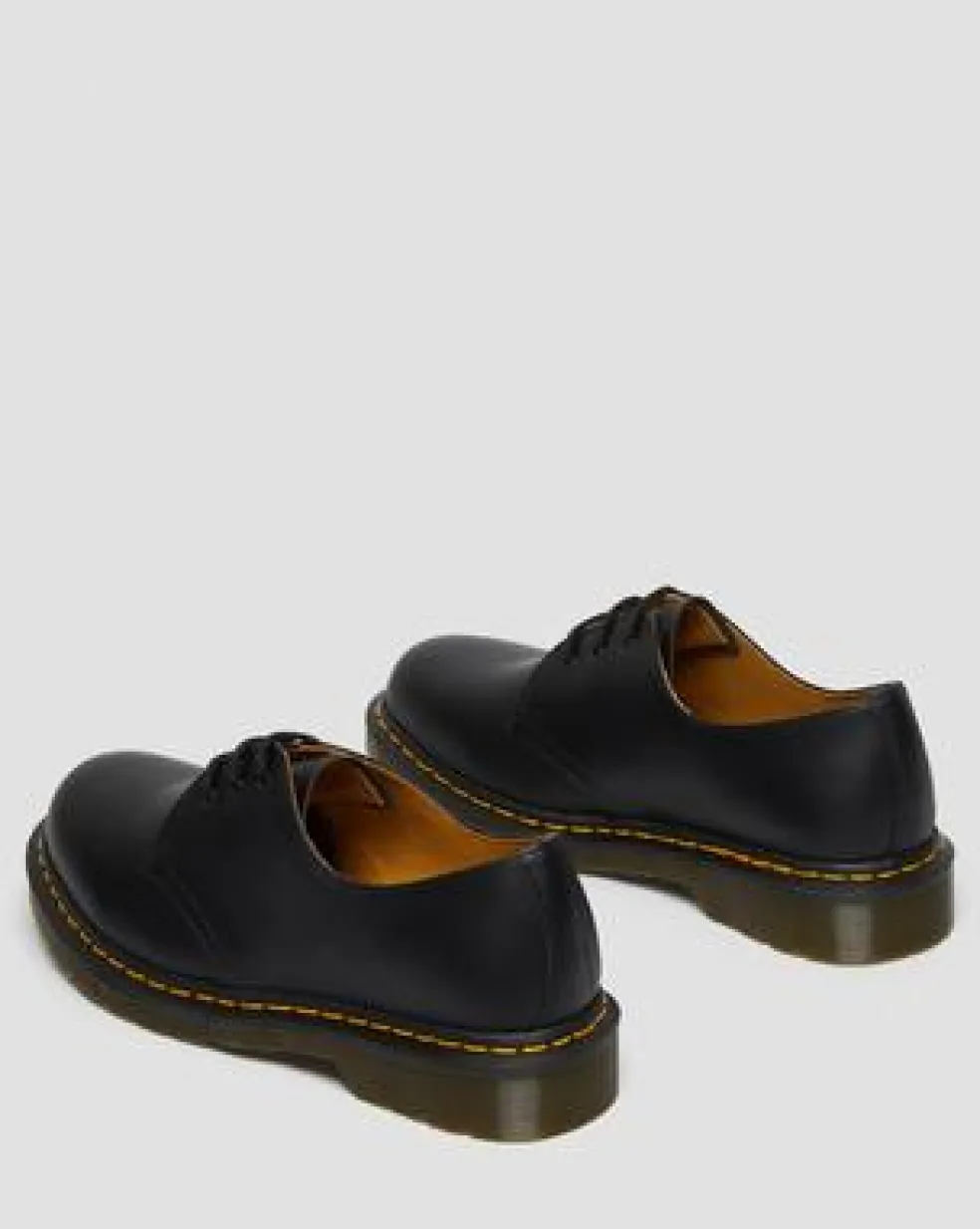 1461 Smooth Leren Oxford Schoenen in Zwart