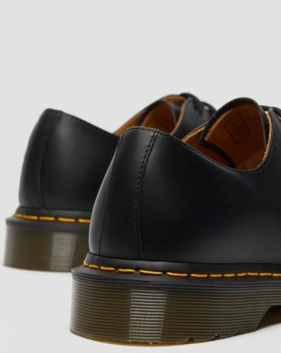 1461 Smooth Leren Oxford Schoenen in Zwart