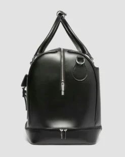 Smooth Leren Weekender Tas in Zwart