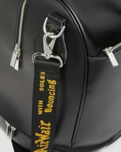 Smooth Leren Weekender Tas in Zwart