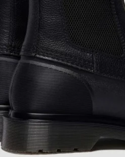2976 Sub Leren Chelsea Boots in Zwart