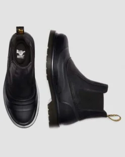 2976 Sub Leren Chelsea Boots in Zwart