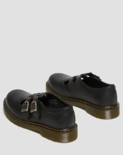 Tiener 8065 Softy T Leren Mary Jane Schoenen in Zwart