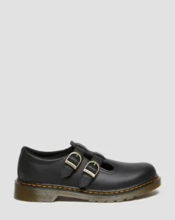 Tiener 8065 Softy T Leren Mary Jane Schoenen in Zwart