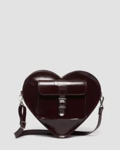 Vegan Hartvormige Tas in Cherry Red
