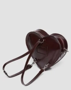Vegan Hartvormige Tas in Cherry Red