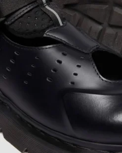VENT XX01 leren gladiatorsandaal in Zwart