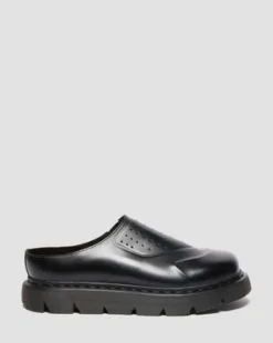 VENT XX02 leren mules in Zwart