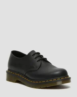 1461 Virginia Leren Oxford Schoenen in Zwart