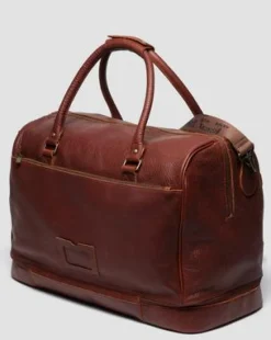 Weekender Zachtleren Tas in Cashew
