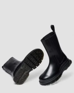 14XX QUBIST CHELSEA BOOTS in Zwart