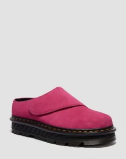Zebzag Anywair Suède Mules in Roze