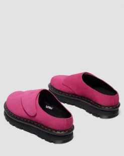 Zebzag Anywair Suède Mules in Roze