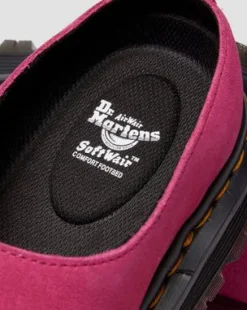 Zebzag Anywair Suède Mules in Roze