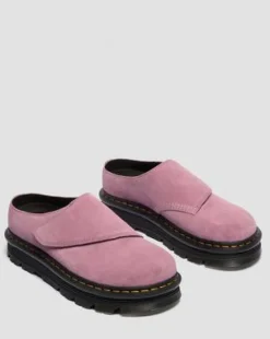 Zebzag Anywair Suède Platform Mules in Dusty Roze