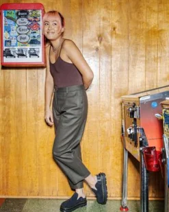 Zebzag Casual suède slingback platform mules in Zwart