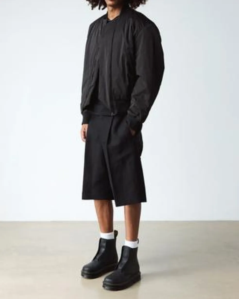 Zebzag Slip-On Leren Laarzen in Zwart