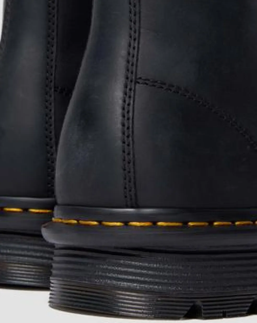 Zebzag Slip-On Leren Laarzen in Zwart