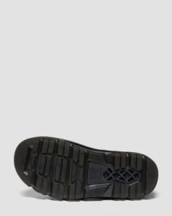 Zebzag Slip-On Leren Laarzen in Zwart