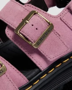Zebzag Suède Sandalen in Dusty Roze