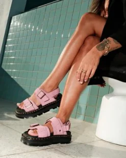Zebzag Suède Sandalen in Dusty Roze