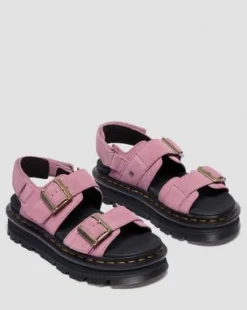 Zebzag Suède Sandalen in Dusty Roze